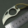 Mini Carabiner Knife with Leather Pouch