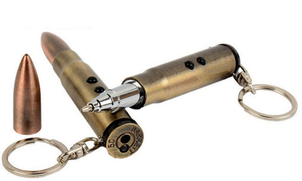 Multi Functional Bullet Shape Keychain